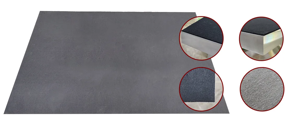 Table à coussin d’air avec feutre