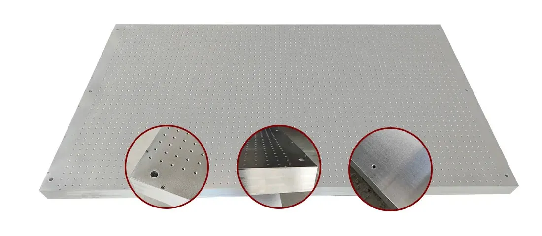 Table aspirante en acier inoxydable